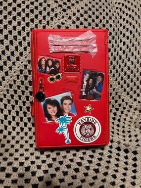 Loungefly Red Bayside Tigers Sticker Patch Mini Backpack